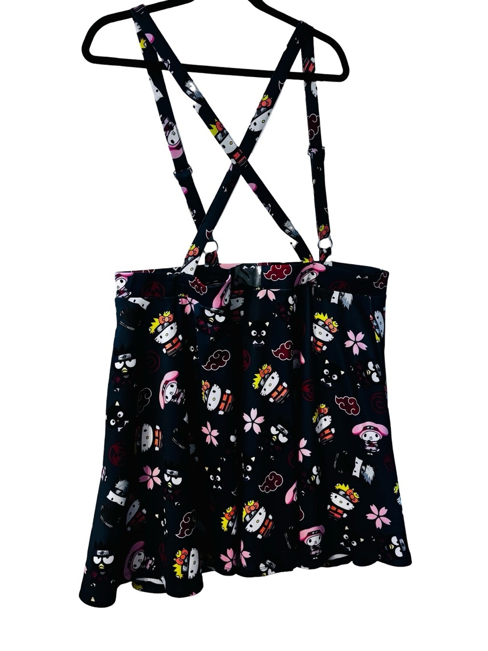 Hot Topic Skater Skirt Suspenders My Hero Academia Hello Kitty & Friends